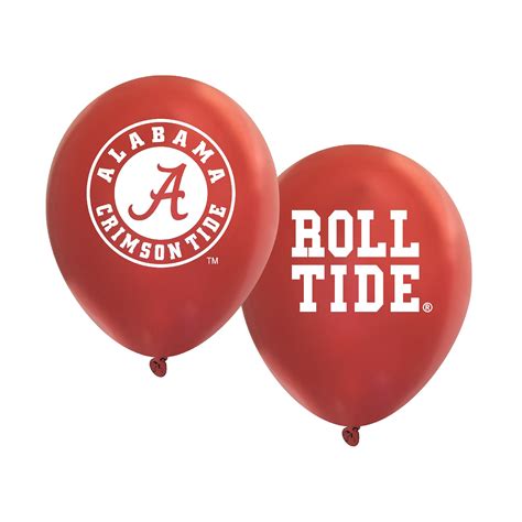 alabama crimson tide balloons|alabama crimson tide table cover.